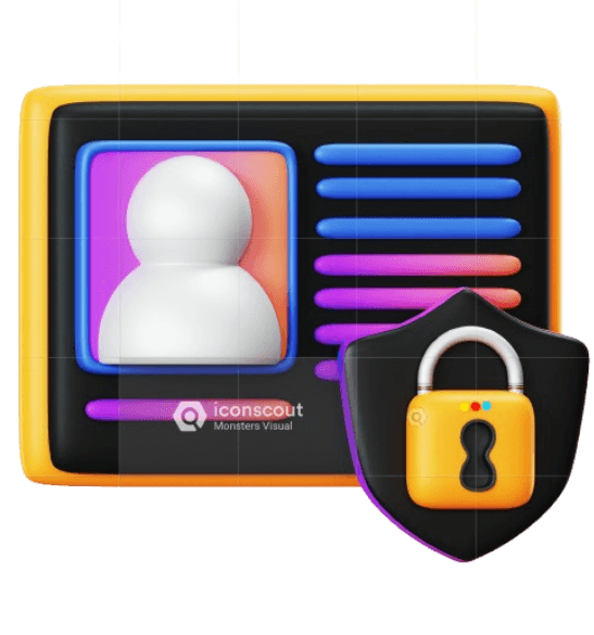 3D Illustration of Dashboard